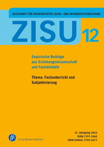 ZISU - Zeitschrift für interpretative Schul- und Unterrichtsforschung