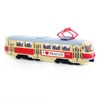 Česká retro tramvaj, 28 cm PRAGUE