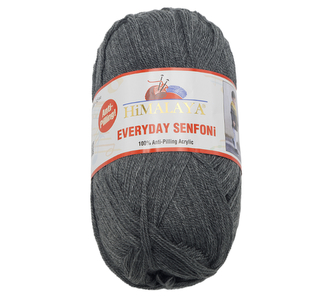 Příze HiMALAYA EVERYDAY SENFONi - tmavě šedá - 100g / 196 m