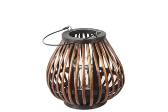 Dřevěná lucerna Omara S 22x23 cm