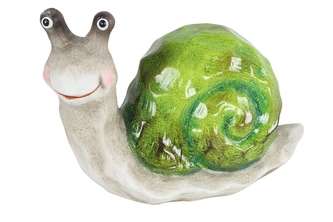 Keramický šnek Floris 16x10,5x22,5 cm