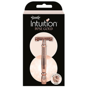 Wilkinson Sword Dámský kovový holicí strojek Intuition Double Edge Rose Gold (Razor) + 10 žiletek woman