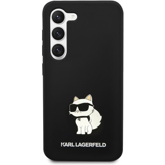 Karl Lagerfeld Liquid Silicone Choupette NFT kryt Samsung Galaxy S23 černý