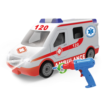 Sanitka šroubovací, elektrický šroubovák se světlem a zvukem