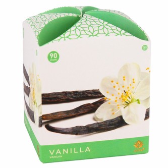 ARÔME Svíčka 90 g, ve skle a flower boxu, Vanilla