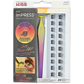 KISS Umělé trsové řasy imPRESS Press on Falsies Kit 01 woman