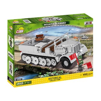 Stavebnice II WW Sd. Kfz. 9 Famo, 412 k, 1 f