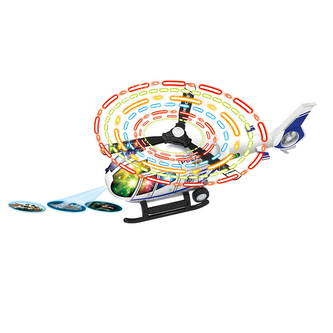 Helikoptéra policie se světly narážecí