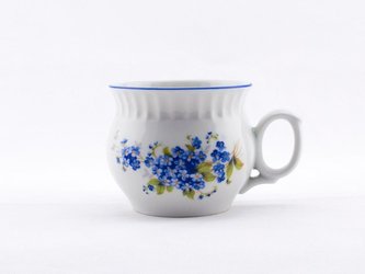 hrnek 290ml DARUME-POMNĚNKY modrá, čes.porcelán