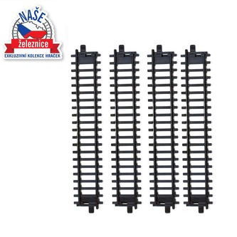 Naše železnice - koleje 4 ks rovné