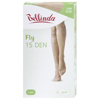 Bellinda punčochové podkolenky FLY KNEE-HIGHS 15 DEN, univerzální velikost světle tělové 1 pár