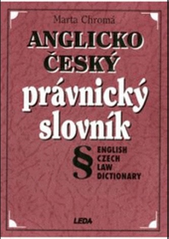 Anglicko český právnický slovník