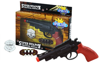 sada šerif s pistolí