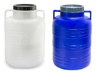 konev  80l širokohr. STERK, atest, bílá, modrá