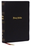 KJV Holy Bible, Super Giant Print Reference Bible, Black, Genuine Leather, 43,000 Cross References, Red Letter, Comfort
