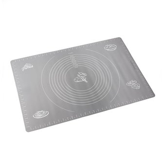 vál 60x40x0,10cm šedý, kuchyňský, silikon