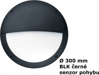 TOM LED EYE MWS přisazené s čidlem černé 300mm 900lm 18W 4000K IP66