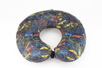 Cestovní polštář s paměťovou pěnou Razítka