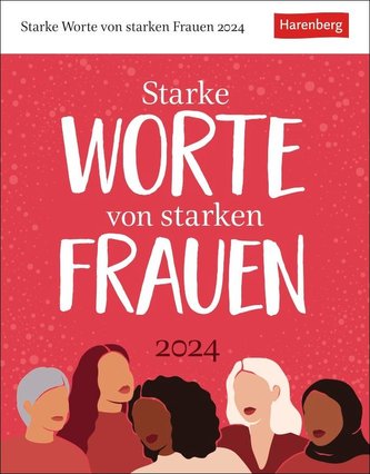 Starke Worte von starken Frauen Tagesabreißkalender 2024