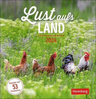 Lust aufs Land Postkartenkalender 2024