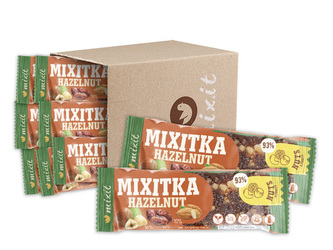 Mixit Mixitka bez lepku - Lískový oříšek 9 x 46 g Mixit Mixitka bez lepku - Lískový oříšek 9 x 46 g