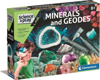Clementoni Dětská laboratoř Minerály a Geody