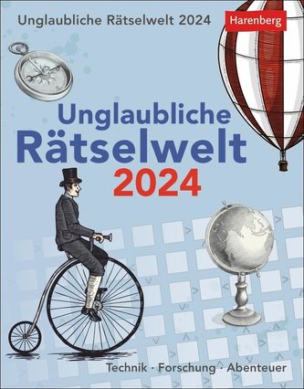 Unglaubliche Rätselwelt Tagesabreißkalender 2024