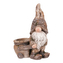 Skřítek s obalem na květiny z Mgo, zahradní dekorace.