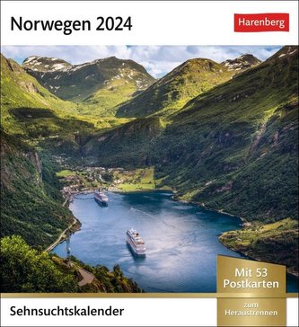 Norwegen Sehnsuchtskalender 2024