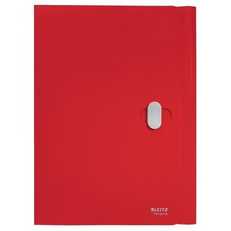 Desky chlop.Leitz RECYCLE-A4,plastové,eko.,červené