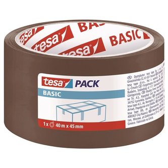 Balicí páska Tesa Standard, hnědá,45 mm x 40m,1 ks