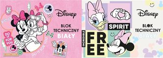 Blok techniczny A4/10K biały Minnie Mouse