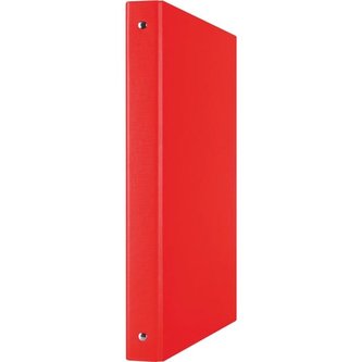 Čtyřkroužkový pořadač Donau - A4, 3,5 cm, červený