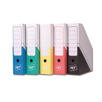 Stojan na časopisy HIT Office A4, 5ks, mix barev