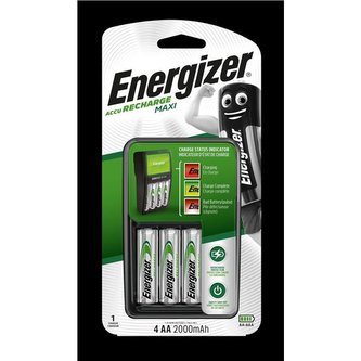 Nabíječka Energizer Maxi-na 4 AA nebo AAA,2000mAh