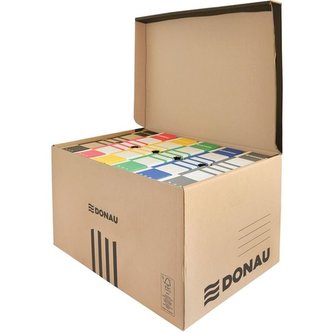 Archivační kontejner, hnědá, vrchní otvírání, DONAU