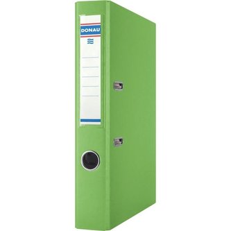 Pákový pořadač Donau - A4, 5 cm, světle zelený