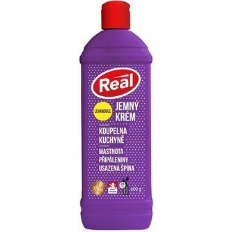 Jemný čisticí krém Real levandule, 600 g