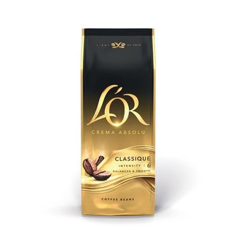 Zrnková káva L´Or Crema - Absolu Classic, 1000g