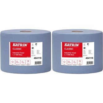 Papírové ručníky v roli Katrin Classic L2, modrá