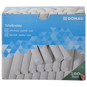 Školní křídy Donau, bílé, 100 ks