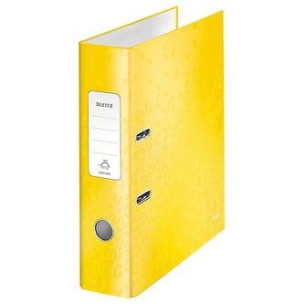 Pákový pořadač Leitz 180° WOW, A4, žlutý