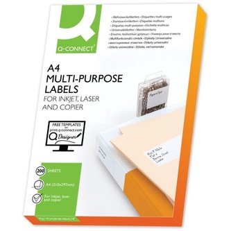 Univerz.etikety Q-Connect-bílé,105x148,5mm,800ks