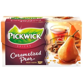 Černý čaj Pickwick-karamelizovaná hruška,20x 1,5 g