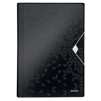 Aktovka s přihrádkami Leitz WOW, PP, černá