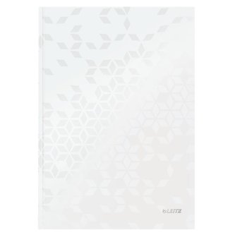 Zápisník Leitz WOW, A4, linka, bílý