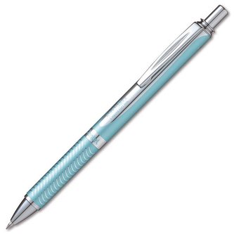 Gelový roller Pentel Energel Steel, světle modrý
