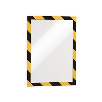 Samolepicí rám. Duraframe, A4, černo/žlutá, 2 ks