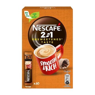 Instantní káva Nescafé Classic - 2v1, 10 x 8 g