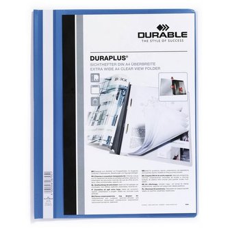 Plastový rychlovazač Durable nezávěsné, A4